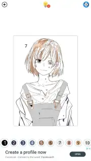 Anime - Paint by Numbers screenshot 6