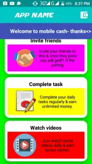 Mobaile cash screenshot 3