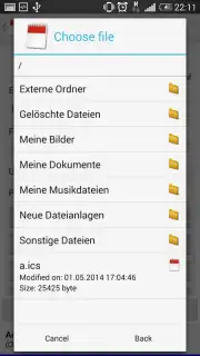 iCal Import/Export 2.4 screenshot 5