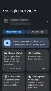 Google Mobile Services (GMS) screenshot 1