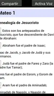 Biblia Castellano Castilian screenshot 1