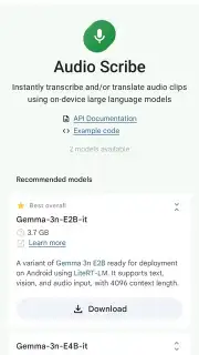 Google AI Edge Gallery screenshot 13