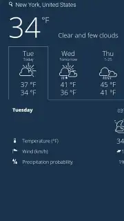 SSuite Dune Weather App screenshot 1