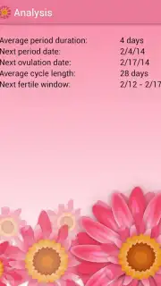 My Cycles Period and Ovulation screenshot 2