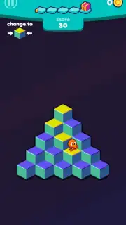 Q*bert screenshot 2