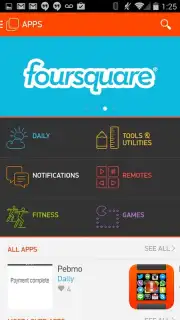 Pebble Appstore screenshot 1