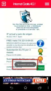 Internet Gratis 4G screenshot 2