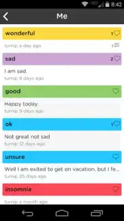 Moodtrack screenshot 2