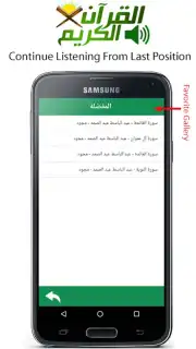 Audio Quran screenshot 1