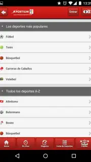 Sportium screenshot 1