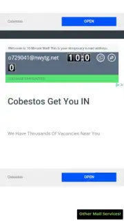 10 Minute Mail screenshot 2