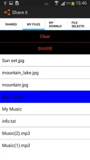 Share it screenshot 2