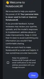 Google NotebookLM screenshot 1