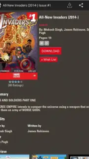 Marvel Comics screenshot 1