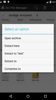 Arc File Manager screenshot 3