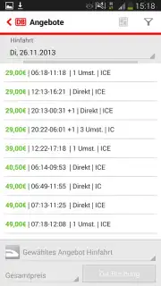 DB Navigator screenshot 4