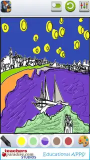 Vincent van Gogh Coloring Book screenshot 6