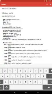 OBDeleven VAG car diagnostics screenshot 2