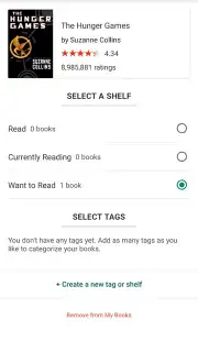 Goodreads screenshot 12