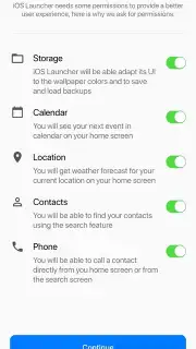 iOS Launcher screenshot 2