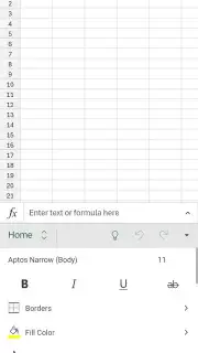 Microsoft Excel screenshot 9