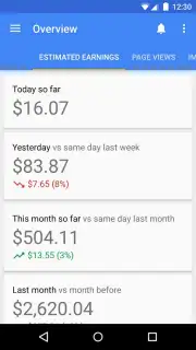 Google AdSense screenshot 4