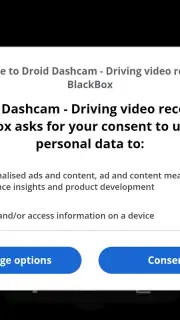 Droid Dashcam - Driving video recorder screenshot 2