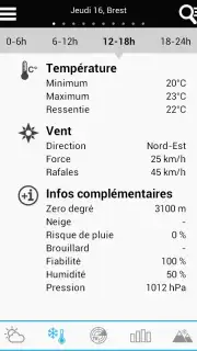Weather for France screenshot 17