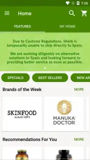 iHerb screenshot 1
