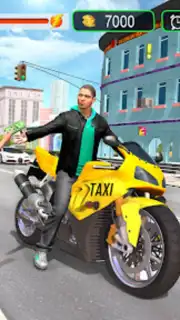 Flying Bike Taxi Rider screenshot 4