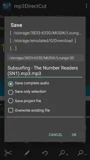 mp3DirectCut screenshot 2