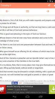 Easy to read Bible screenshot 1