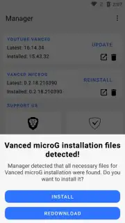Vanced Manager screenshot 4