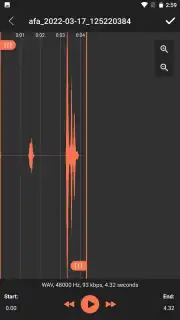 MP3 cutter screenshot 2