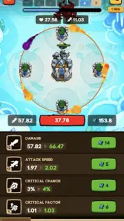 Apexlands- idle tower defense screenshot 2