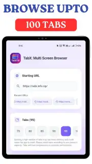 TabX: Multi Screen Browser screenshot 6