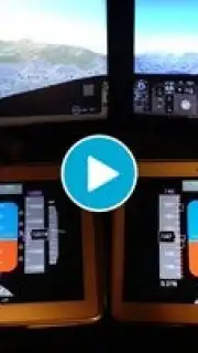 Flightgear PFD screenshot 1