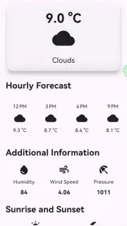 Weather Forecast App screenshot 1