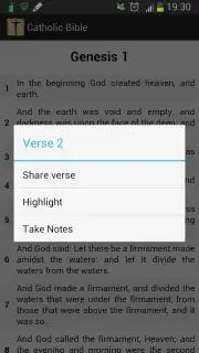 Catholic Bible screenshot 2