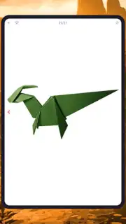 Origami dinosaurs paper shapes screenshot 13