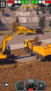 JCB Game Snow Excavator Games screenshot 6