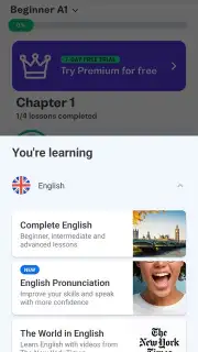 Busuu screenshot 2