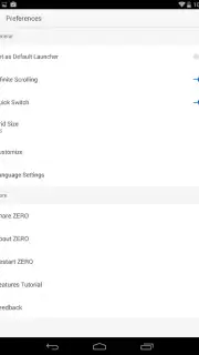 ZERO Launcher screenshot 7