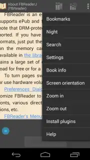 FBReader screenshot 2